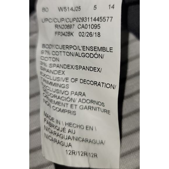 Dickies Black Curvy Crafted For Women Pants 12R Flat Front New Without Tags - Picture 6 of 7